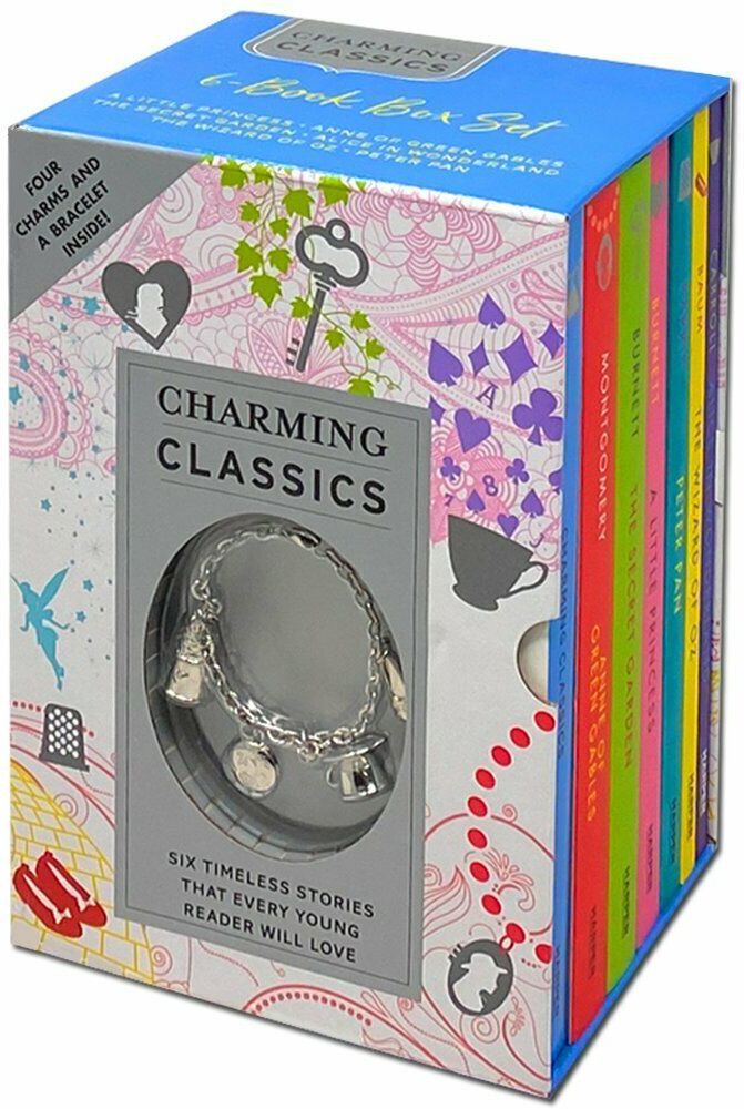 HARPERCOLLINS Charming Children’s Classics 6 Book Box Set – Anne of Green Gables, The Secret Garden, Peter Pan & More   Kids Classic Literature Collection