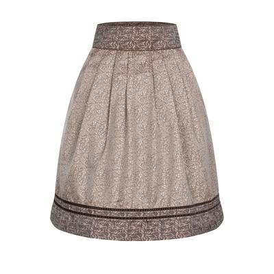 Dirndl NÜBLER "Trachtenrock Rito", Damen, Gr. 42, EURO, braun, Obermaterial: 100% Polyester PES., Kleider