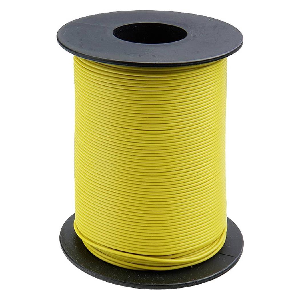 Donau KUPFERSCHALT-LITZE 0,25 / 25m gelb SPULE (25 m) (125-S25-3)