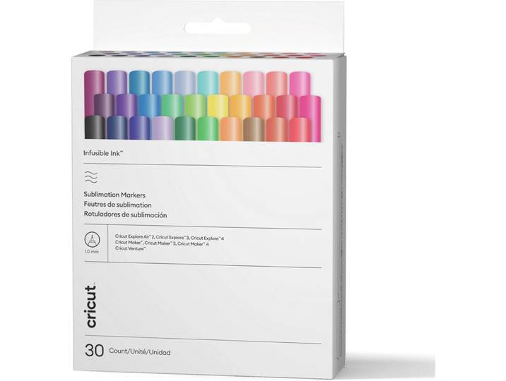 Zubehör Schneideplotter Cricut Infusible Ink Stifte 30 Stk. - Farbe: mehrfarbig - Prägestift