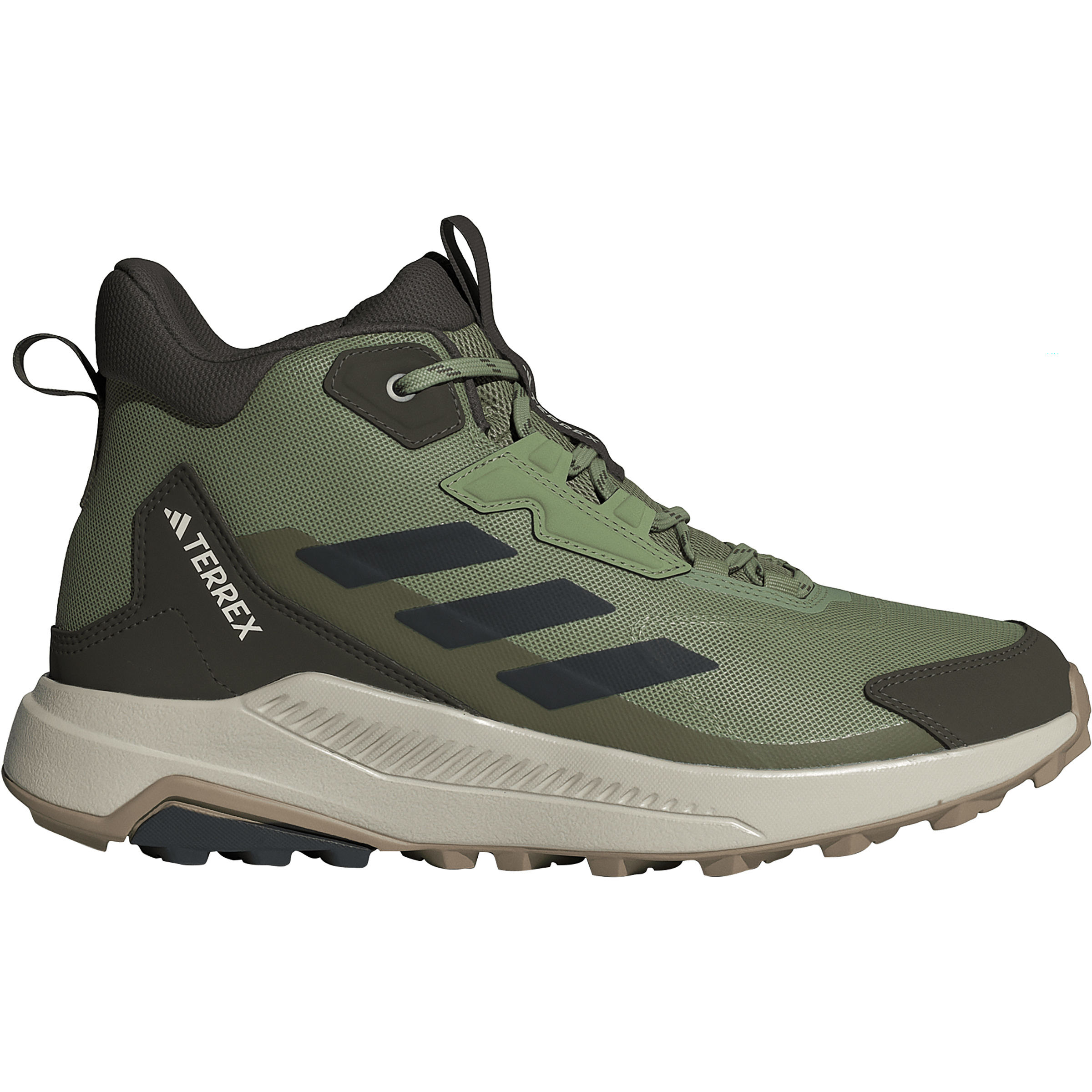 adidas Terrex Anylander Mid Herren Wanderschuhe oliv Größe 42 Trekking Wasserabweisend