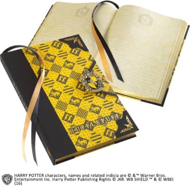 The Noble Collection Libreta Diario Harry Potter Hufflepuff Cierre Especial Talla Única Niño