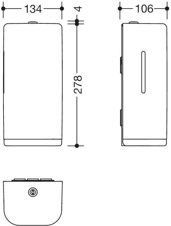 HEWI Serie 477 SENSORIC elektronischer Seifenspender
