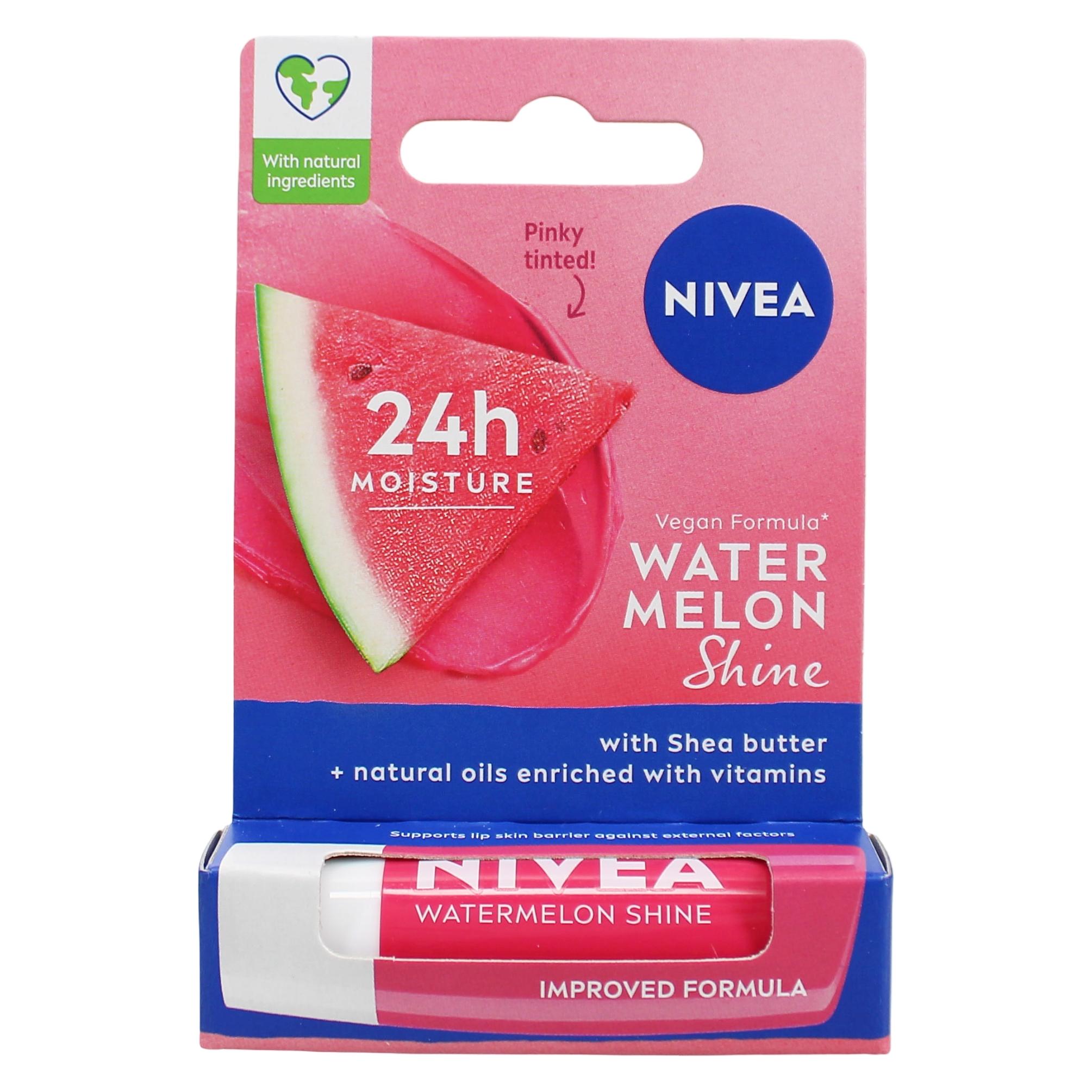 NIVEA 24H Mett-In Moisture Watermelon Shine Lipstick 4.8G (Watermelon Shine) (37559767)