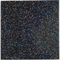 TRENDY SPORT Bodenmatte Rubber Flooring Fora schwarz/weiß/blau/orange 2 cm