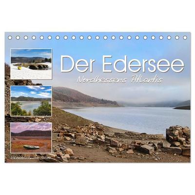 Der Edersee, Nordhessens Atlantis (Tischkalender 2027 DIN A5 quer), CALVENDO Monatskalender