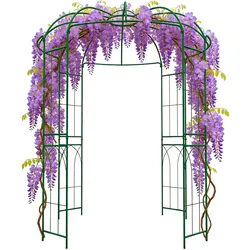 Relaxdays, Pflanzen Zubehör, Rosenpavillon (211 cm, 211 cm)