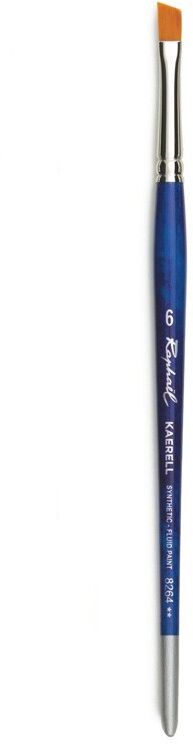 Pinceau Raphaël Kaerell Bleu Biseauté - Taille 6