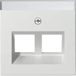 Gira 264003 Abd. 30° + BSF f. Tragring MJ 2f System 55 Reinweiß