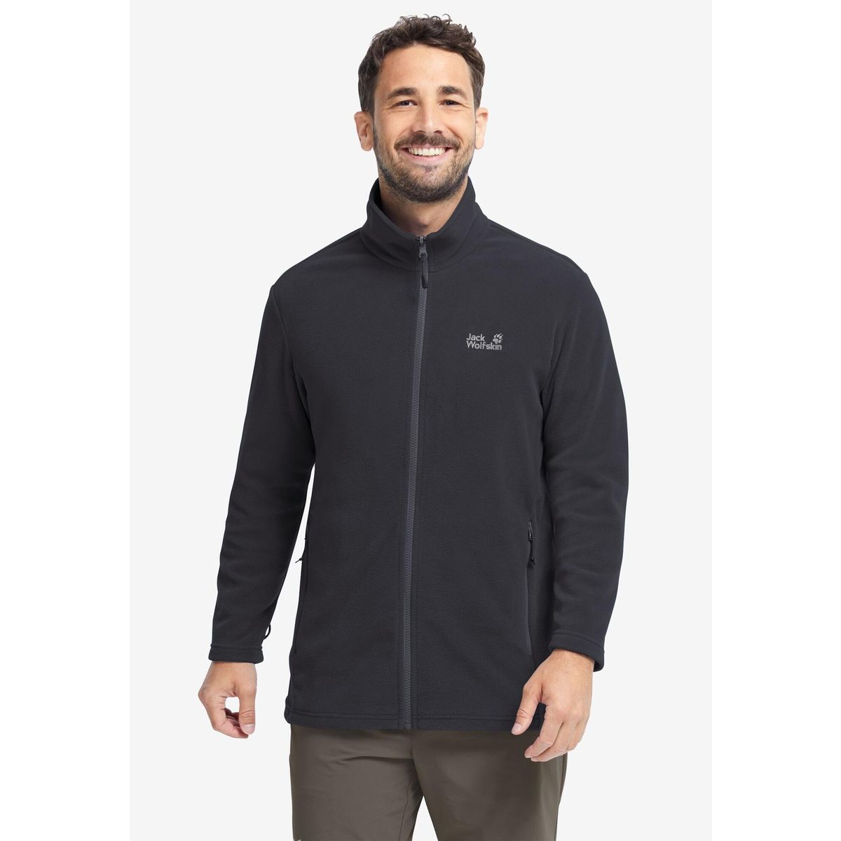 Jack Wolfskin Taunus 100 Full Zip M black (6000) M A65793_6000_A08