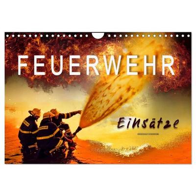 Feuerwehr - Einsätze (Wandkalender 2027 DIN A4 quer), CALVENDO Monatskalender