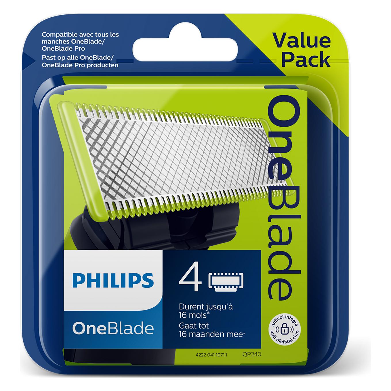 Philips OneBlade Klinge (4x) (QP240/50)