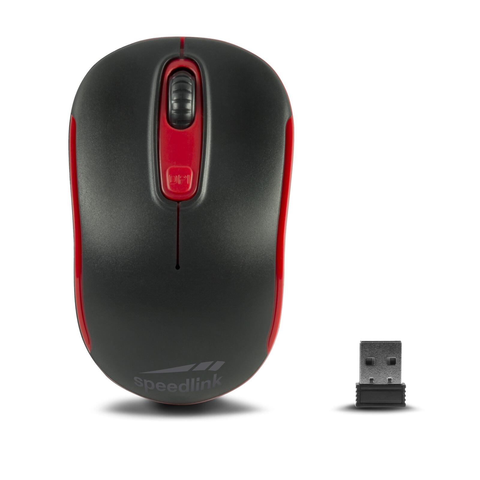 Speedlink CEPTICA Wireless Maus, schwarz-rot SL-630013-BKRD