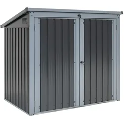 Westmann Metall Mülltonnenbox, Mülltonnenverkleidung für 240 l  Mülltonnen,anthrazit,