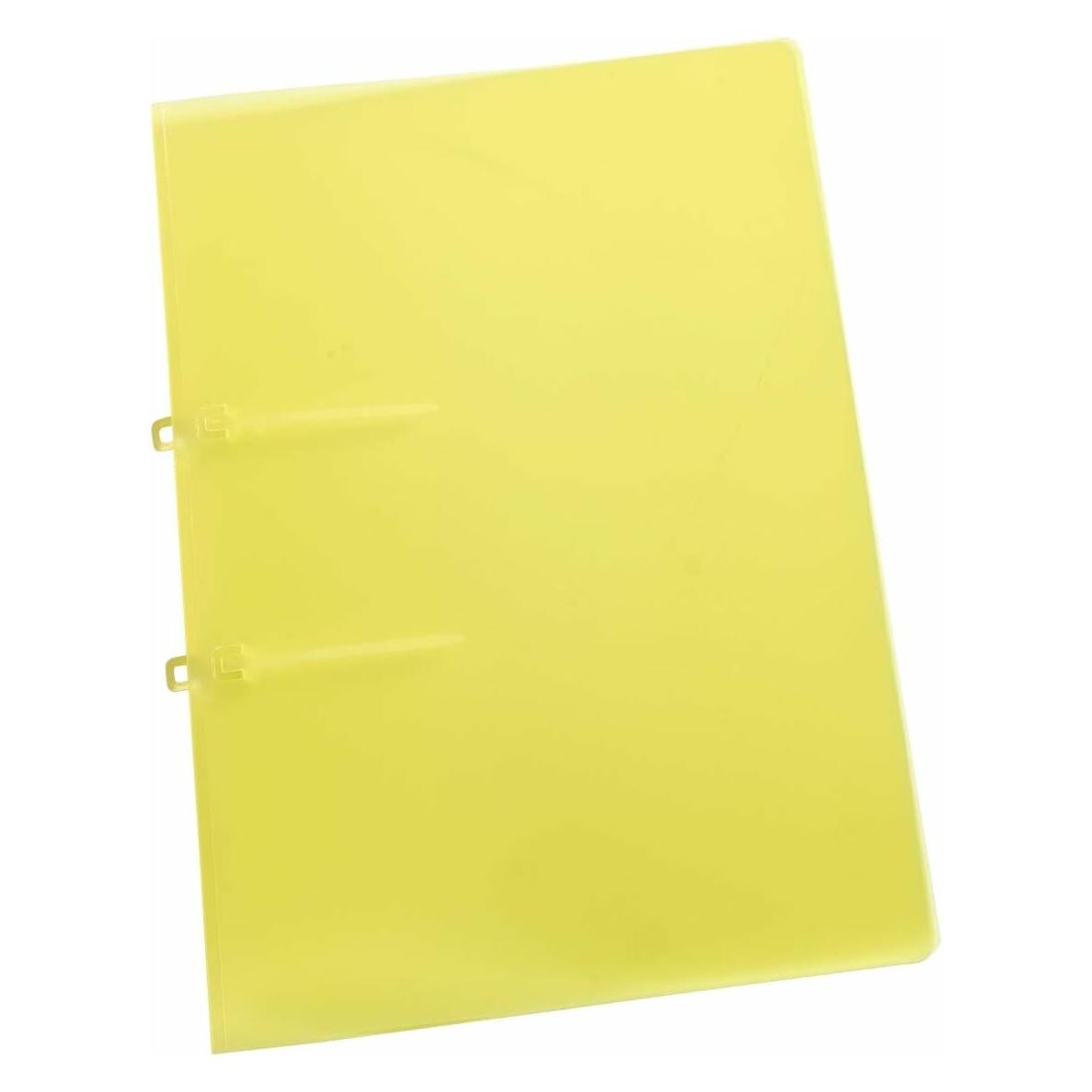 Eichner 10 Schlaufenhefter Kunststoff gelb DIN A4 (A4, 10x) (9038-00007)