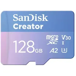 SanDisk Creator MicroSDXC-Karte - 128 GB mit SD-Adapter