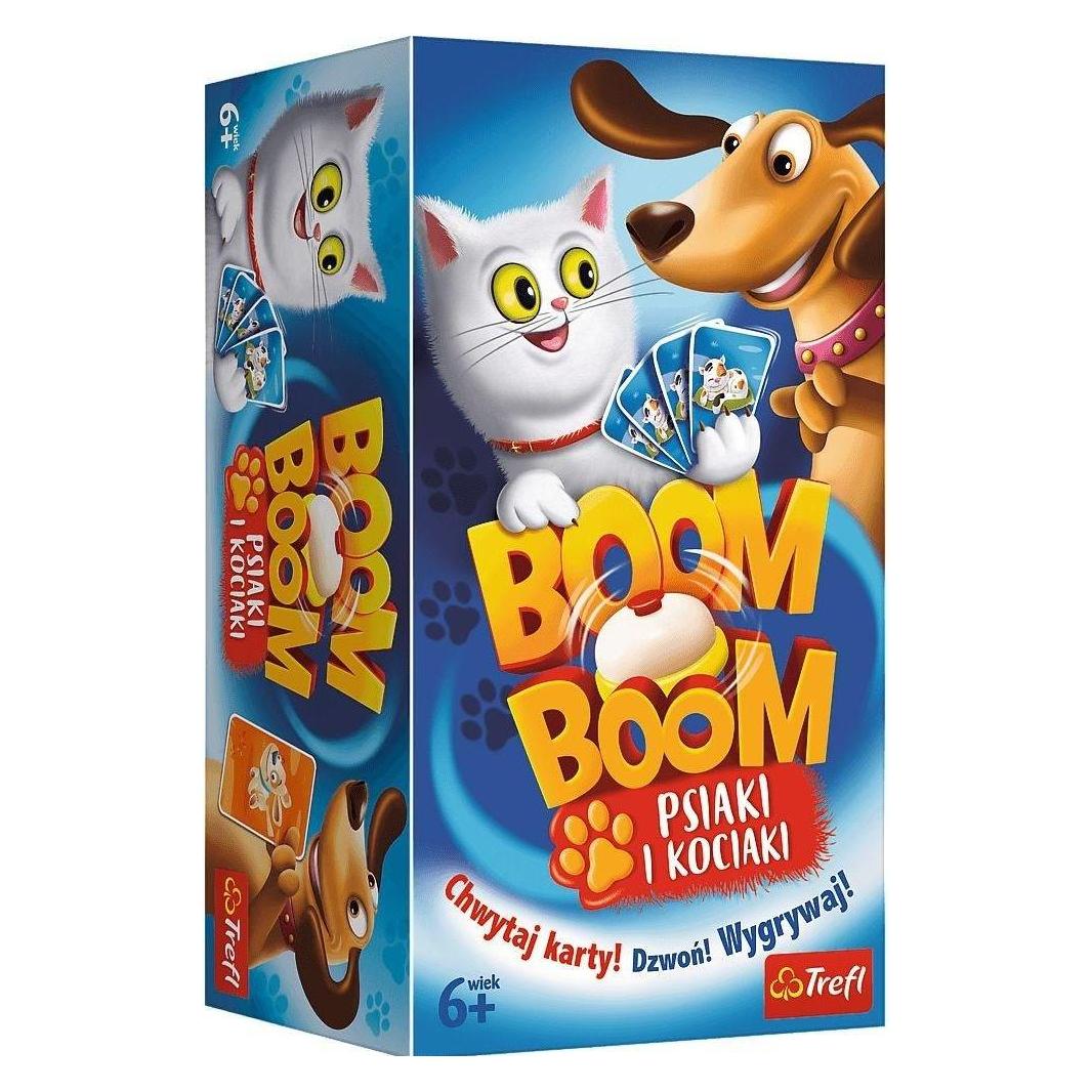 Trefl Spiel Boom Boom Hunde und Kätzchen (01909)