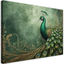 WANDBILD pfau tiere vogel