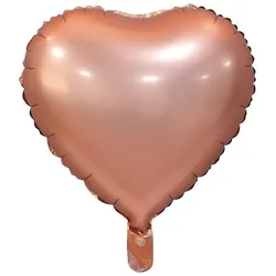 Folienballon Herz roségold