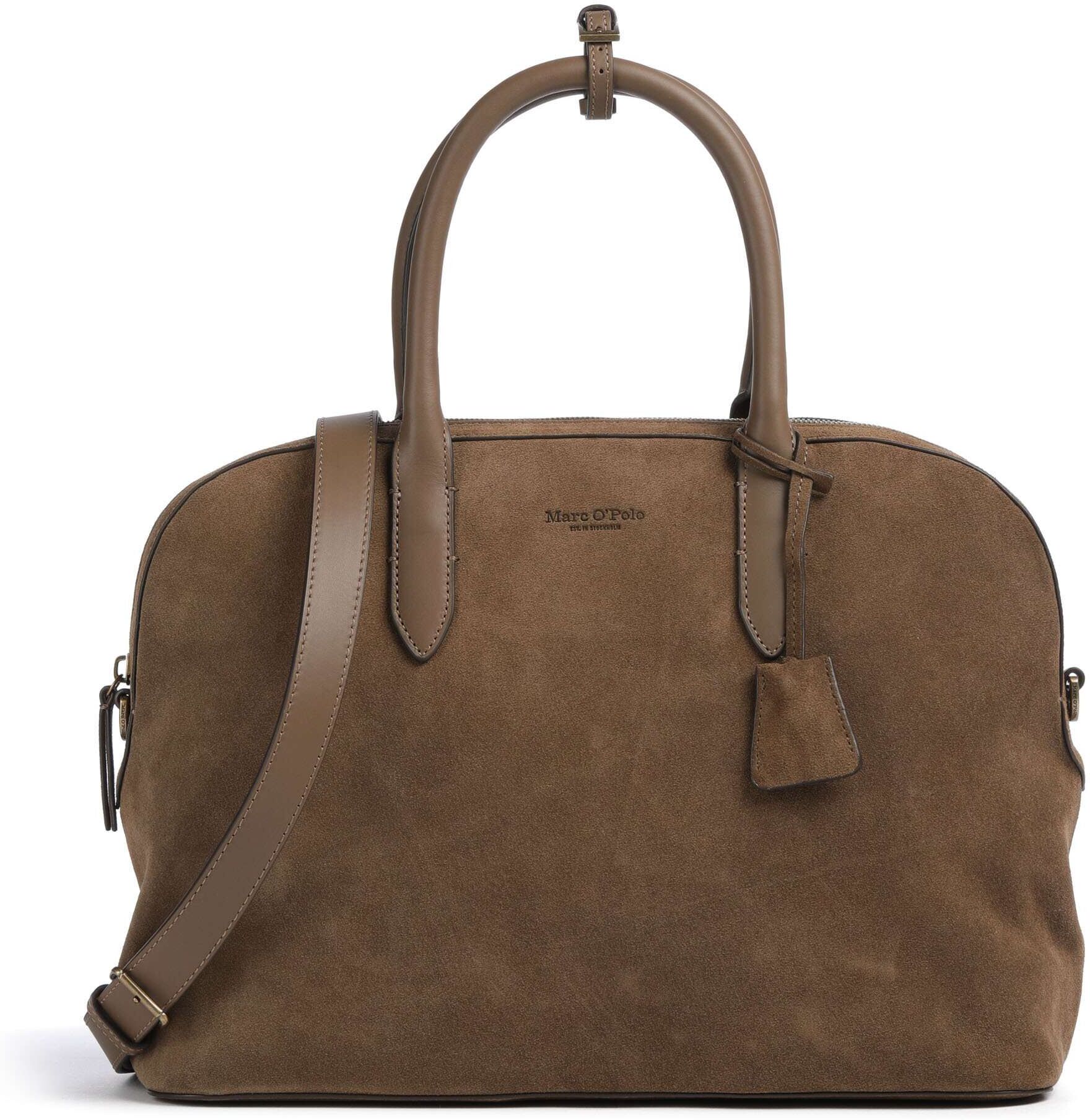 Marc O' Polo M Handtasche aus Leder, braun