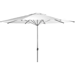 Doppler Sonnenschirm / Großschirm "Alu Expert Teleskop 400", inkl. Schutzhülle,weiß,Ø 400 cm