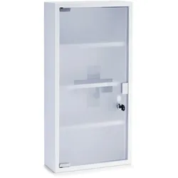 Zeller, Medizinschrank, Metall, wei?