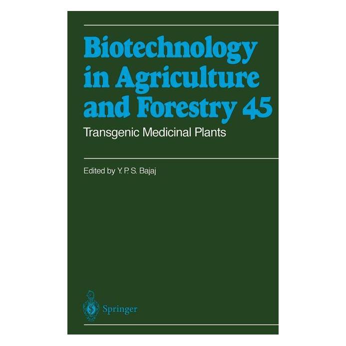 Springer Transgenic Medicinal Plants (Englisch, Softcover, Yashpal P. S. Bajaj) (55530930)