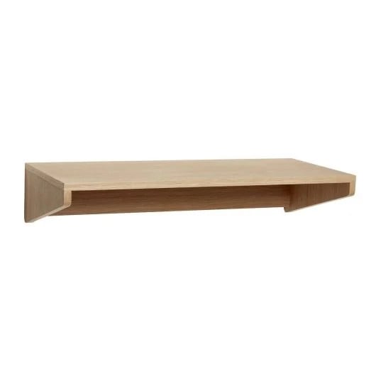 Hubsch Bureau eikenhout - naturel - B: 80 cm, D: 35 cm, H: 20 cm