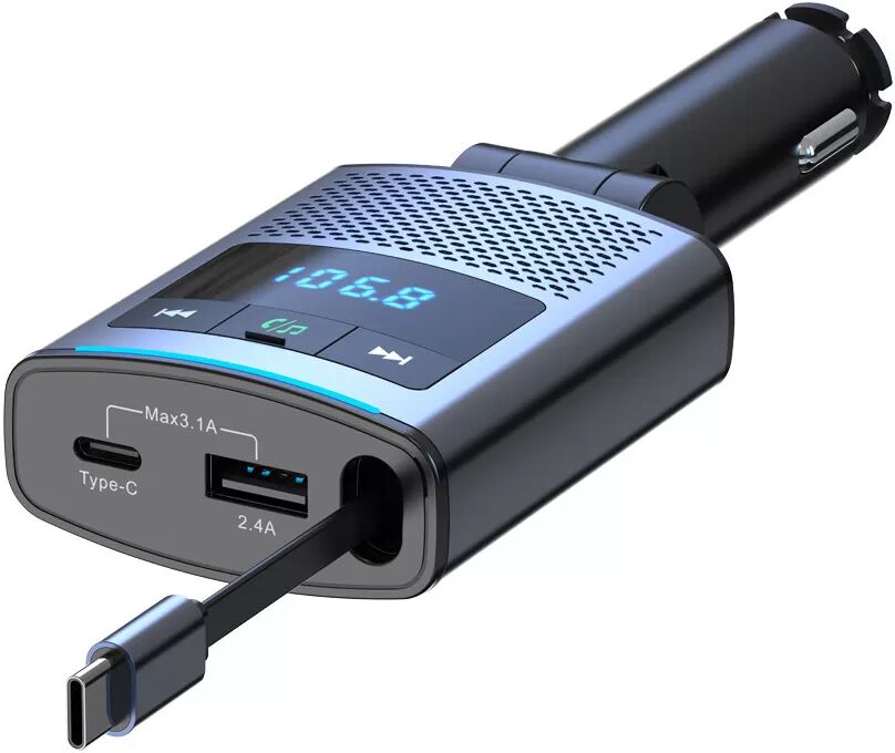 INF Autoladegerät: Schnellladung & Bluetooth FM-Transmitter