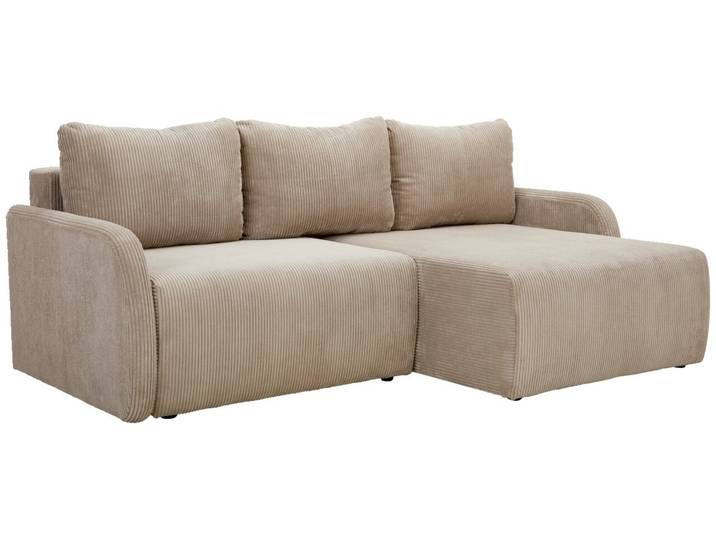 Z2 Ecksofa JENIFER, beige, Cord