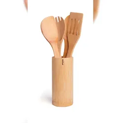 Excelsa Werkzeug-Set 4-Teilig Eco Living Bambus Braun