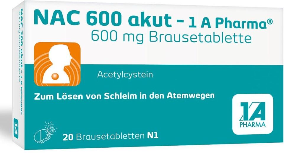 NAC 600 akut - 1A-Pharma® 20stk
