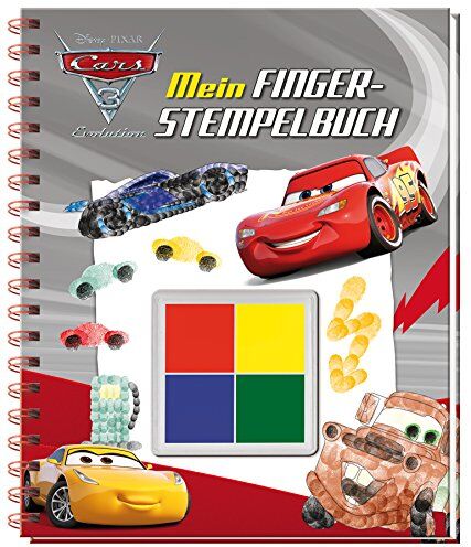 Disney Pixar Cars 3 Mein Fingerstempelbuch: Mit vier tollen Fingerfarben - Preis vom 02.10.2026 23:42:20 h