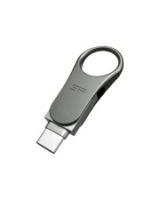 Silicon Power Mobile C80 USB-Flash-Laufwerk 16 GB 3.0/USB Typ C Titan (SP016GBUC3C80V1S)