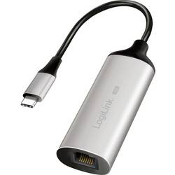 LogiLink RJ45, USB 3.2 Gen 1 (USB 3.0) Adapter [1x USB 3.2 Gen 1 Stecker C (USB 3.0) - 1x RJ45-Buchse] UA0456 15 cm