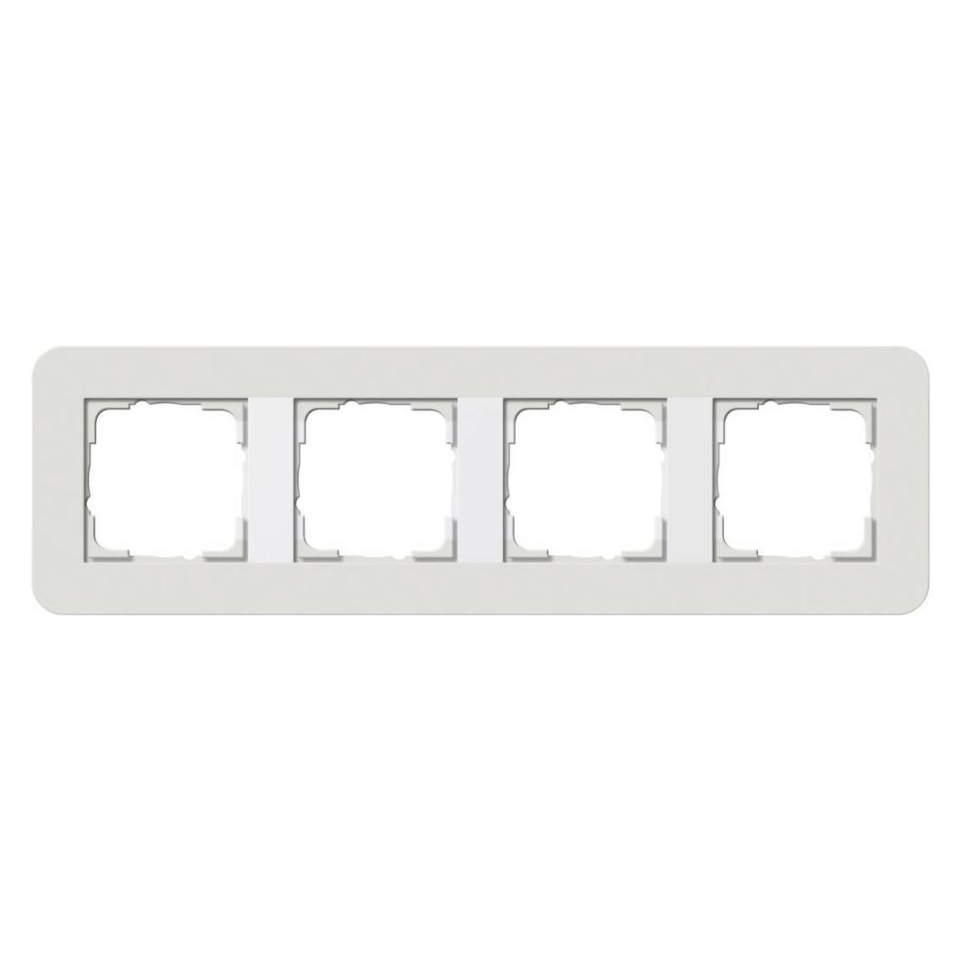 Gira 0214 411. Produktfarbe: Grau, Weiss, Markenkompatibilität:, Oberflächentyp: Glänzend (0214411)