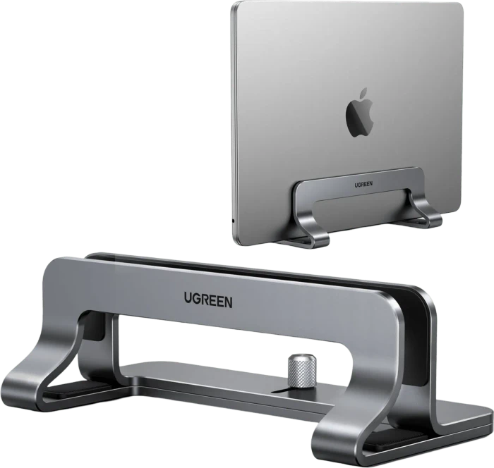 UGREEN Vertical Laptop Stand, Space Grey