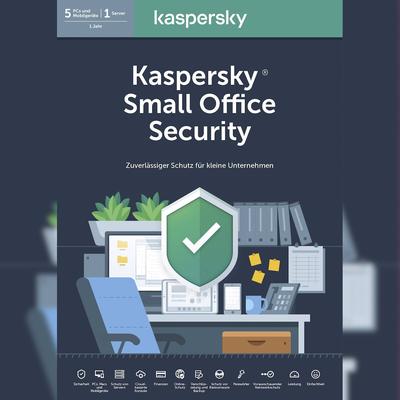 Kaspersky Small Office Security 7 Box-Pack 1 Jahr 1 Dateiserver 5 mobile Geräte 5 Desktops Win/Mac/Android/iOS, Multilingual