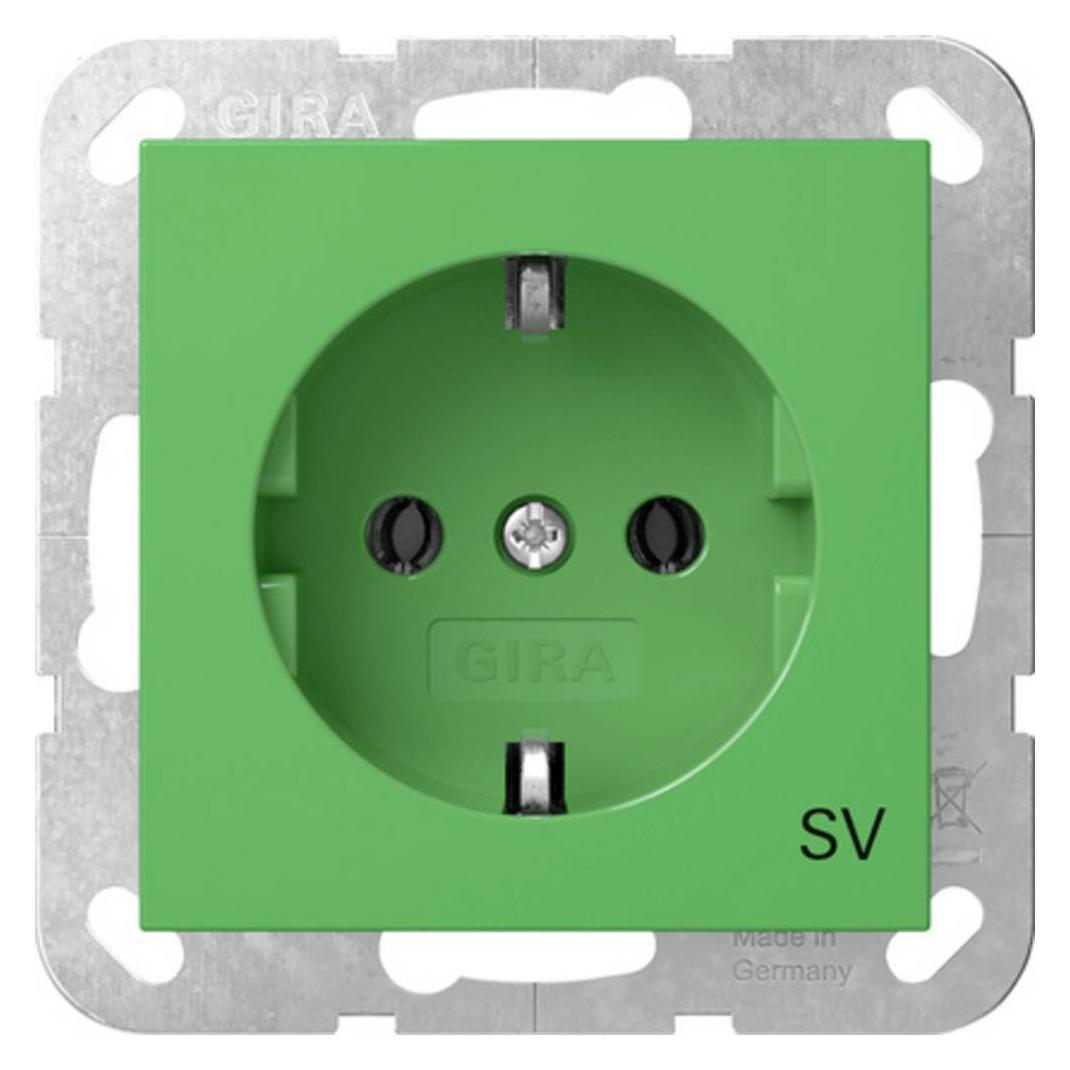 Gira 4188107 SCHUKO SV System 55 Grün (4188107)