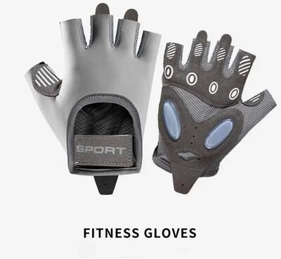 Uplift Essentials Fitness Training Gloves For Gym And Weightlifting grey l