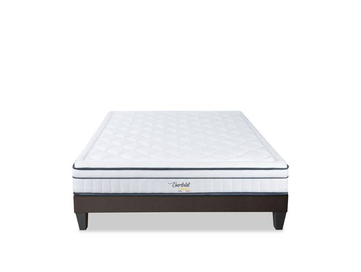 Ensemble matelas sommier bois 160x200