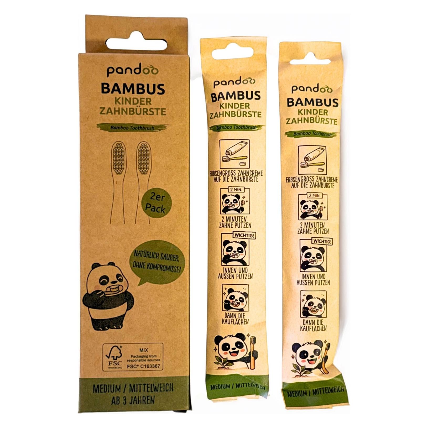 Pandoo Zahnbürsten f. Kinder 2er Packung (2x) (77170856)