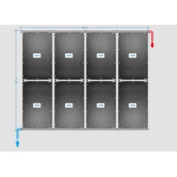 OKU Solarabsorber Pool-Solarheizung SET 16 - 8 Absorber