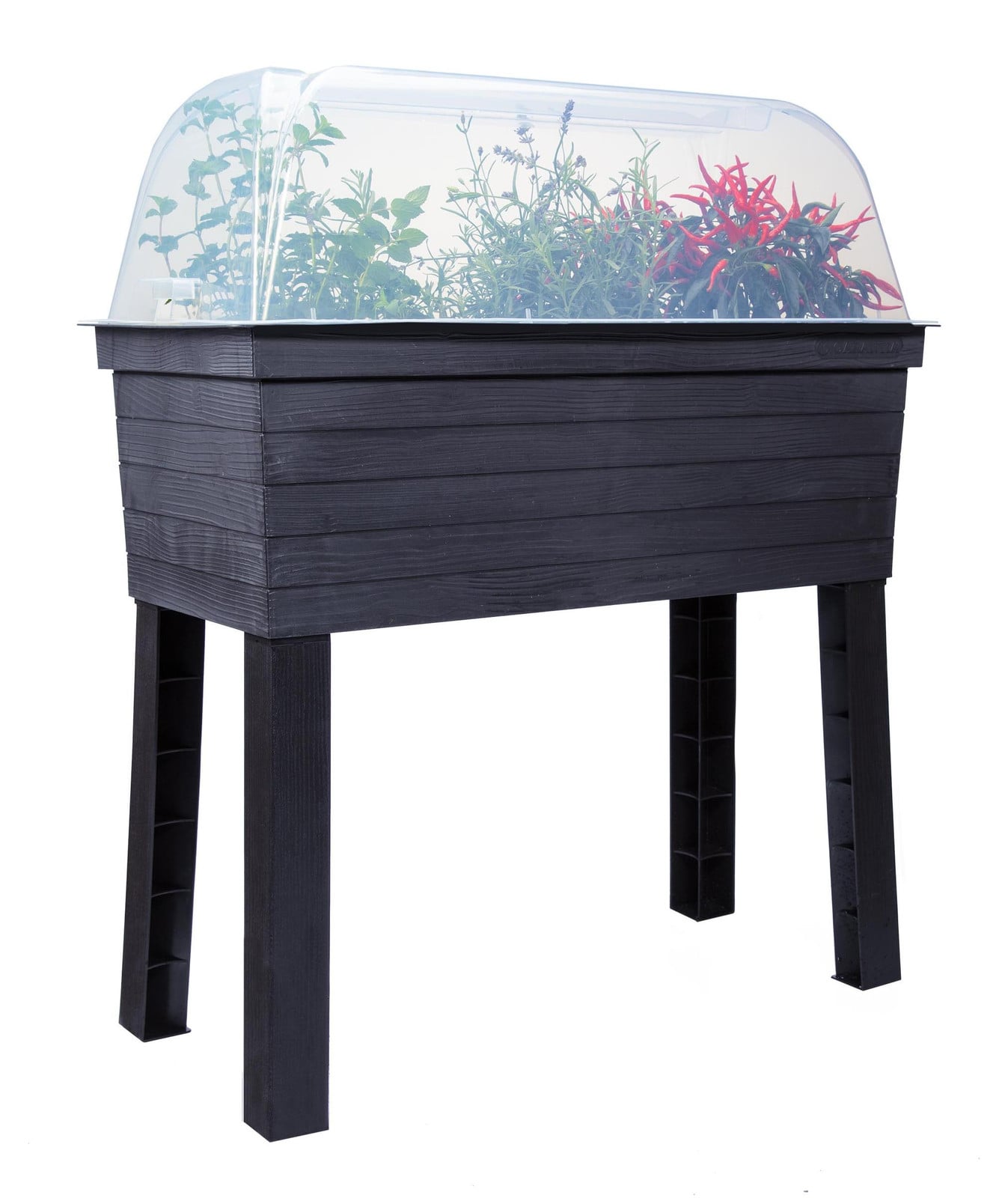 GARANTIA URBAN balkon-verhoogd tuinbed set inclusief kweekkap