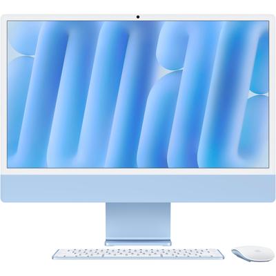 APPLE iMac "iMac 24" CTO", blau, Mac OS, 8-Core GPU, 16 GB RAM 256 GB SSD, Desktop-PCs, iMac