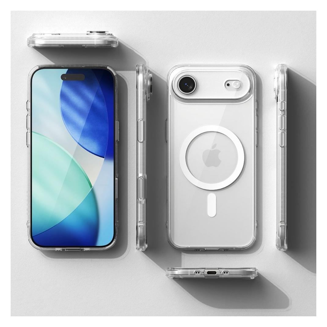 Ringke Fusion Magnetic MagSafe Case für iPhone 17 Air - Transparent (Apple iPhone 17 Pro) (199843)