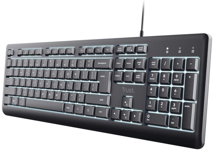 Tastiera computer Trust 25820 PRIMO Illuminated Black
