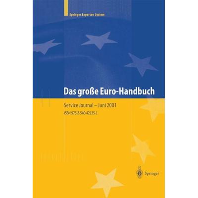 Das große Euro-Handbuch, Taschenbuch von , Springer Berlin, 978-3-540-42135-1