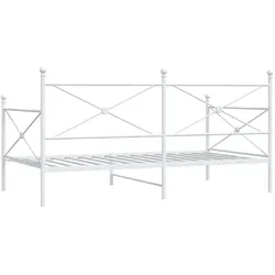 vidaXL, Bett, Nawonville (ohne Ausziehbett) (107 x 203 cm)