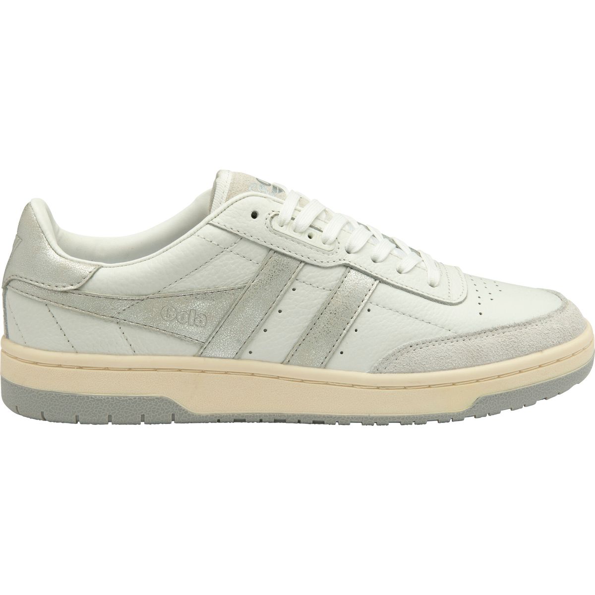 Gola Falcon Mirror Sneaker Women white/silver (WJ) 6 CLB732-WJ-6-whitesilver